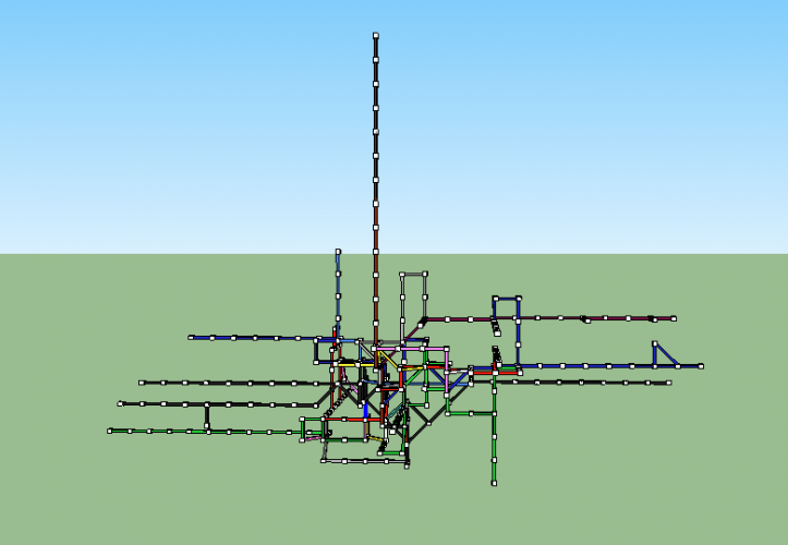 Art in London Tube Maps - 3D